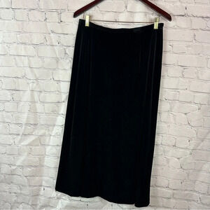vintage bonnie & norma black velour full skirt sz large